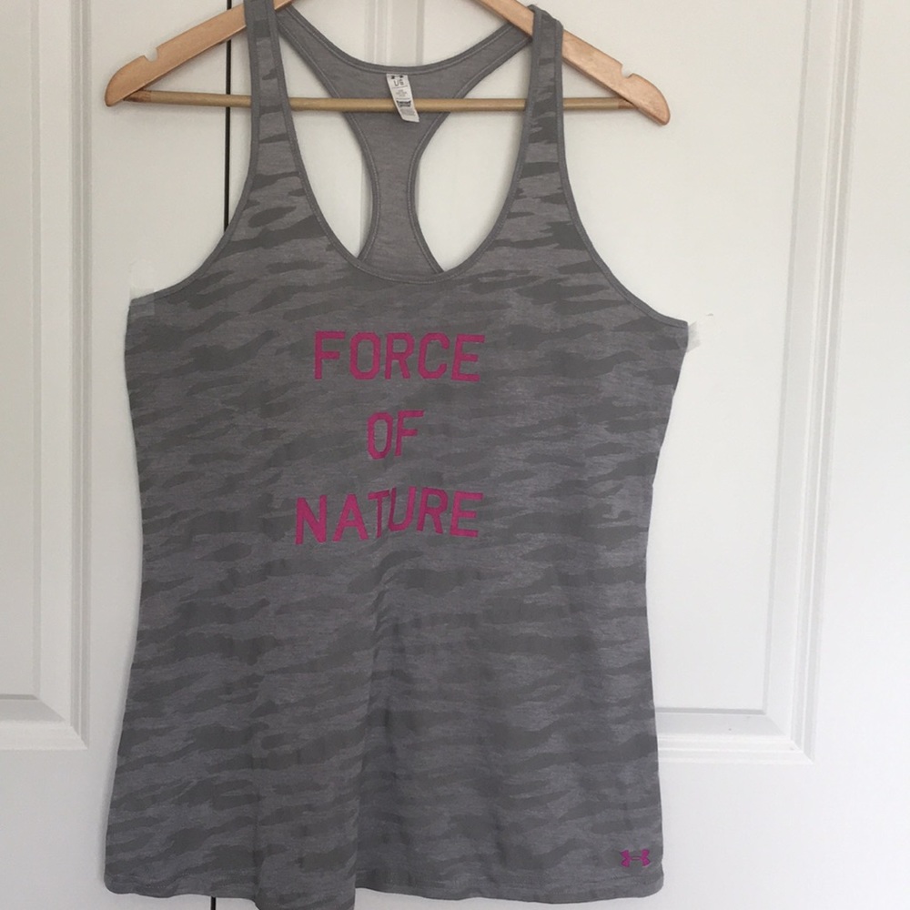 Under Armour ladies tank top Size Large Gray